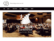 Tablet Screenshot of dfwwritersworkshop.org